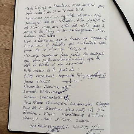 Hébergement de vacances A L'orange Sanguine Binche